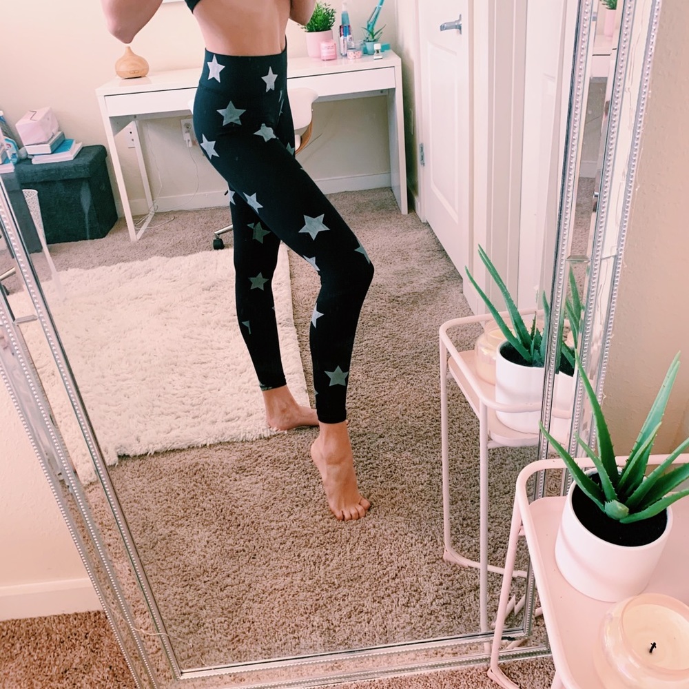 Silver Star Leggings